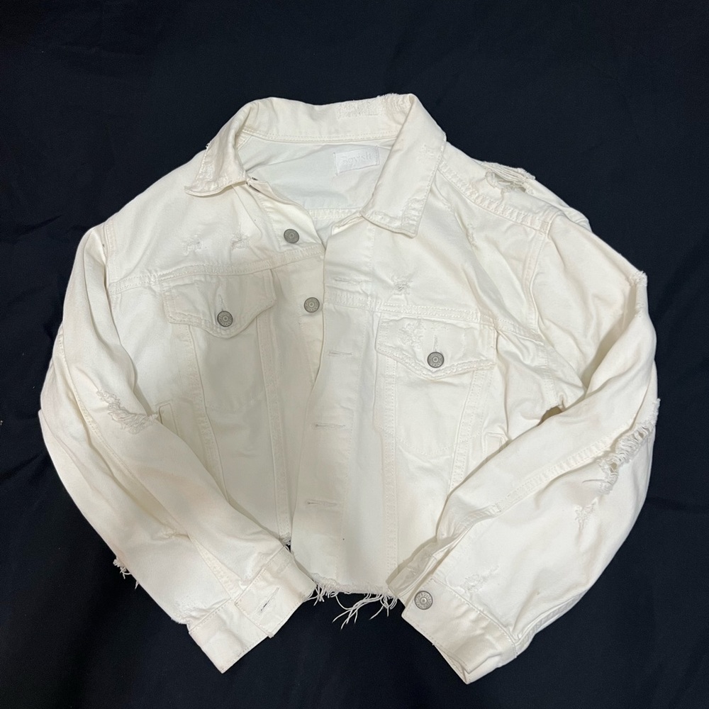 Boyish brand white denim jacket
